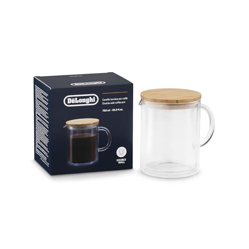 De'Longhi 25 oz Double Wall Glass Coffee Pot
